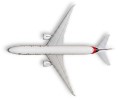 Boeing 777-300ER Emirates widok z góry