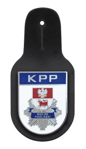 Garnizonówka KPP Bielsk Podlaski odznaka Komendy Powiatowej Policji