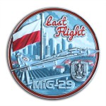 Coin upamiętniający ostatni lot polskich myśliwców MiG-29 22. BLT