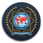 Naszywka PVC International Police Association IPA 3D