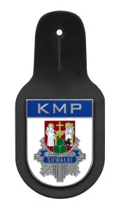 Garnizonówka KMP Suwałki odznaka Komendy Miejskiej Policji