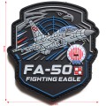 Naszywka FA-50 PVC wymiary