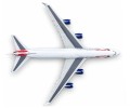 B747 BRITISH AIRWAYS widok z góry