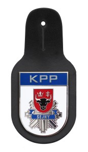 Garnizonówka KPP Sejny odznaka Komendy Powiatowej Policji w Sejnach